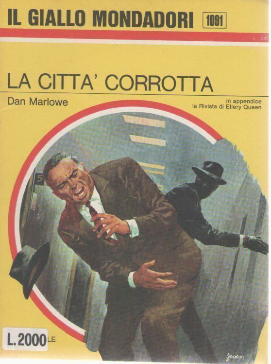LA CITTA' CORROTTA - DAN MARLOWE - GIALLO MONDADORI N. 1091