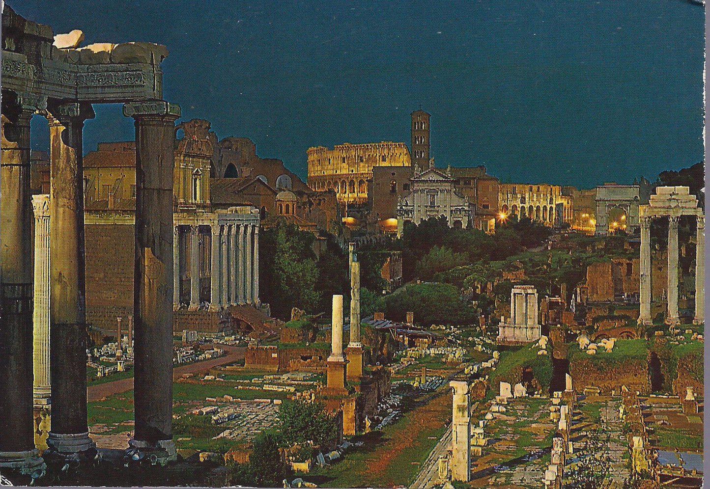ROMA - FORI IMPERIALI (notturno) - V1982
