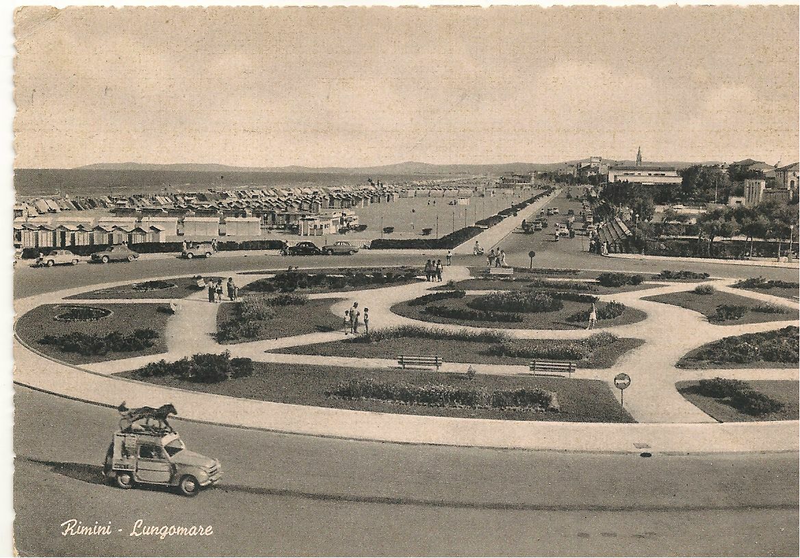 RIMINI - LUNGOMARE - V1959
