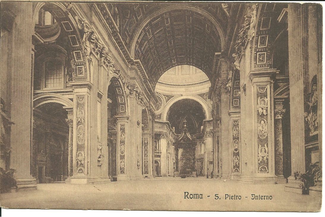 ROMA - S. PIETRO - INTERNO - V1918