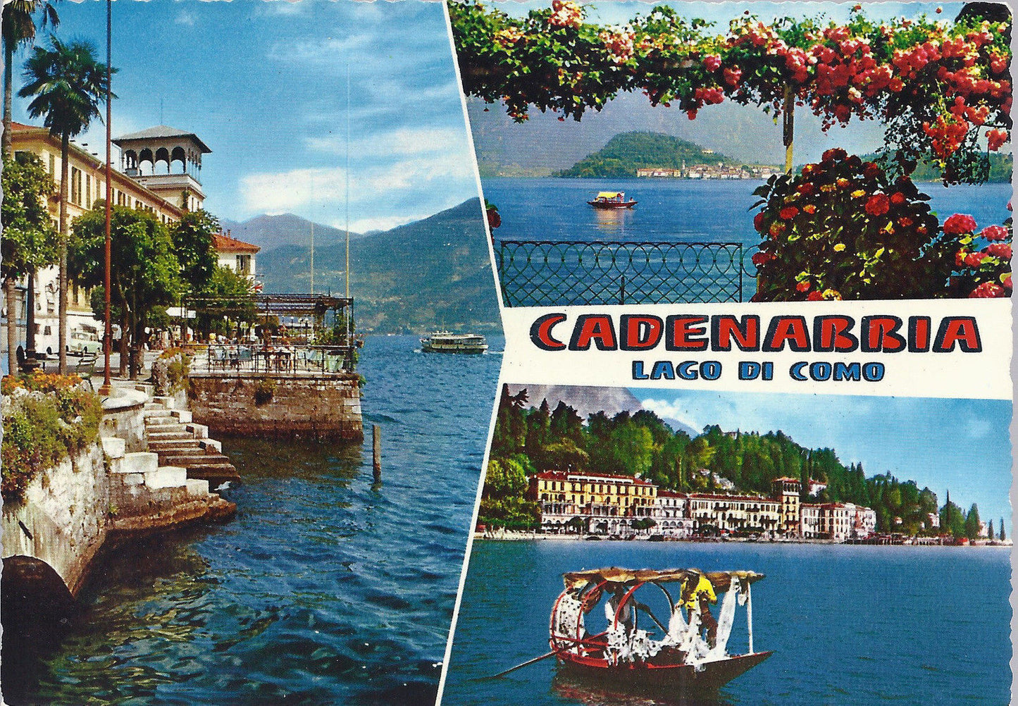 CADENABBIA - LAGO DI COMO - 3 VEDUTE - NV - FG