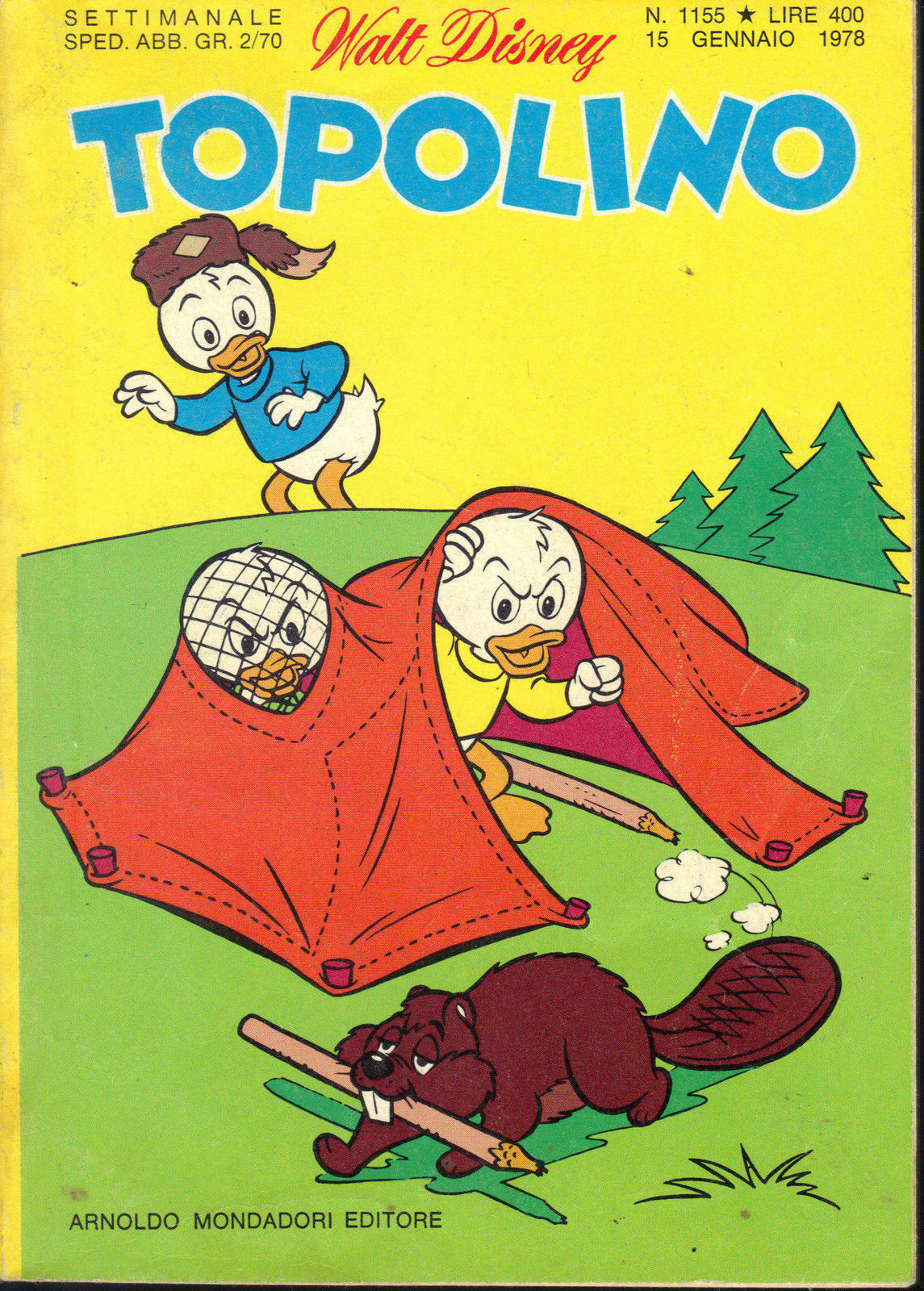 TOPOLINO N° 1155 - 15 GENNAIO 1978