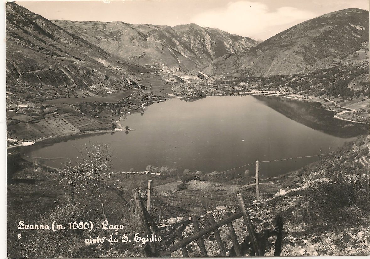 SCANNO - LAGO VISTO DA S. EGIDIO - NV