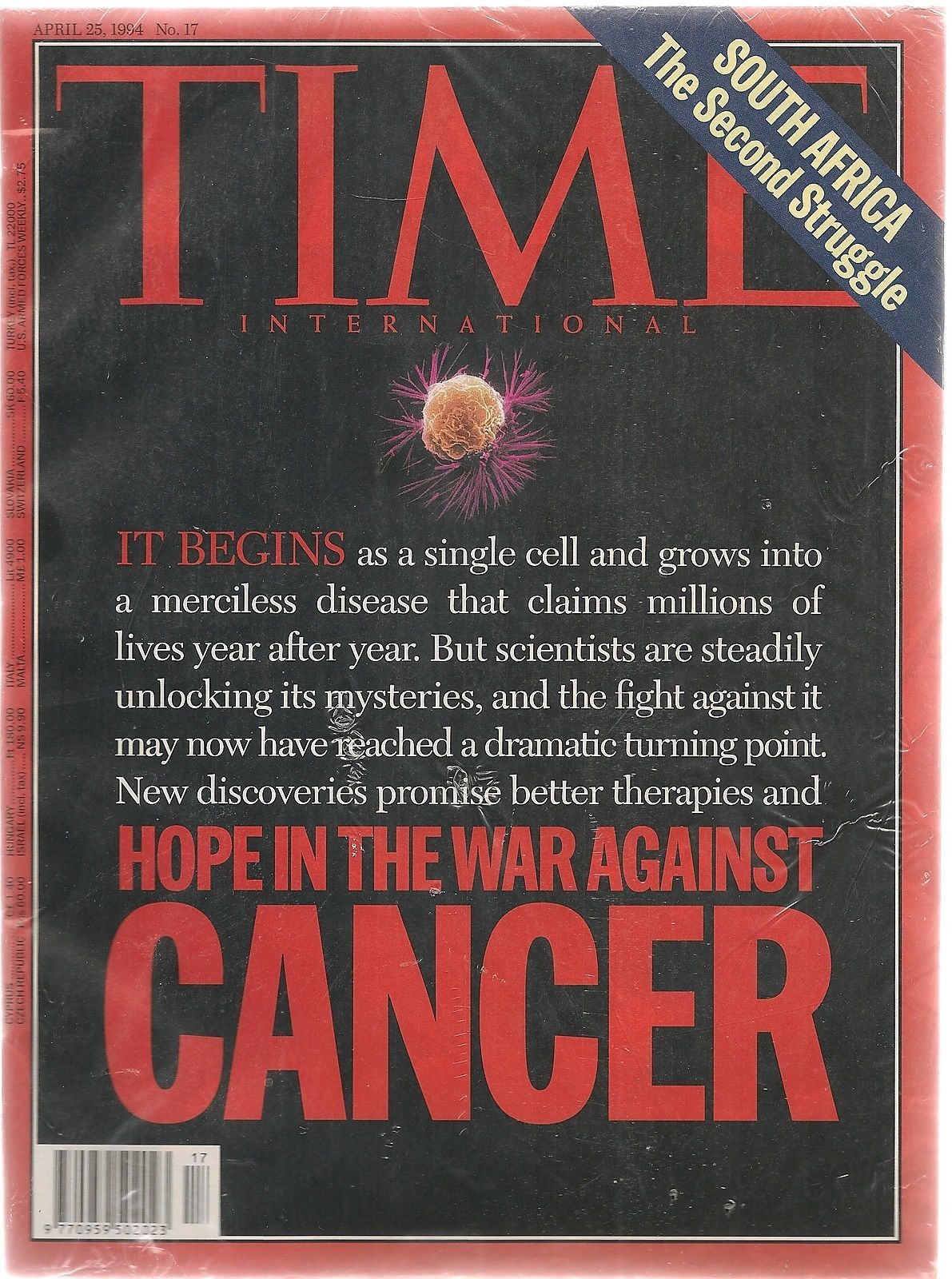 TIME INTERNATIONAL N 17 - 25 APRIL 1994