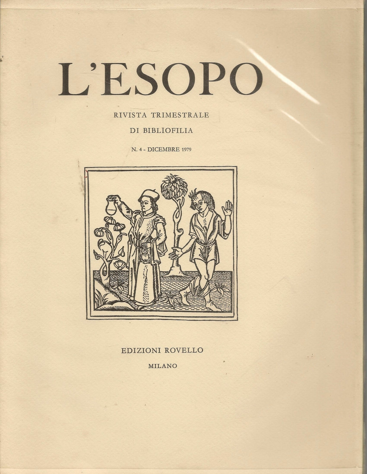 L'ESOPO N. 4 DICEMBRE 1979- RIVISTA TRIMESTRALE DI BIBLIOFILIA