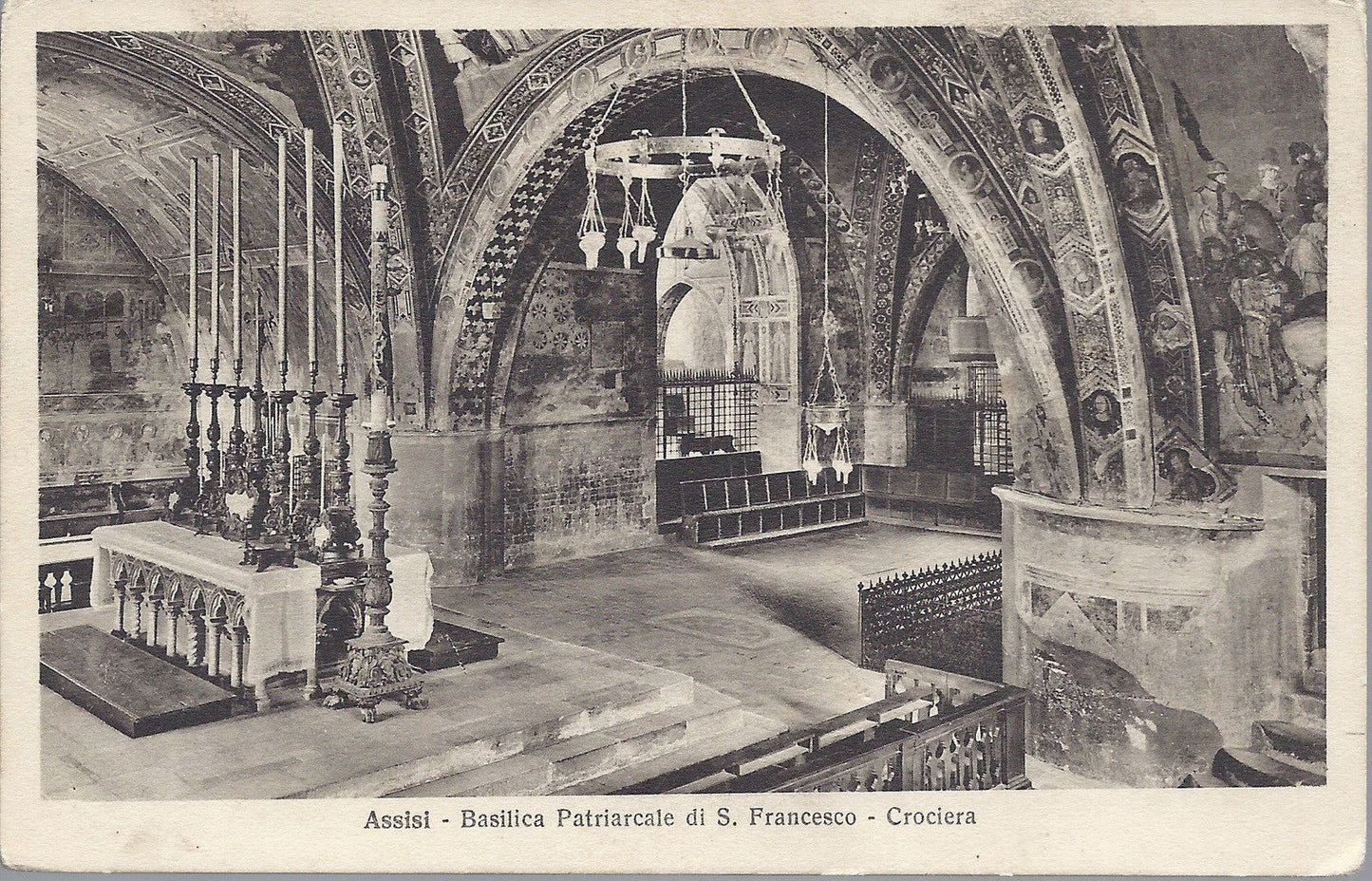 ASSISI - BASILICA PATRIARCALE DI S. FRANCESCO - CROCIERA - N