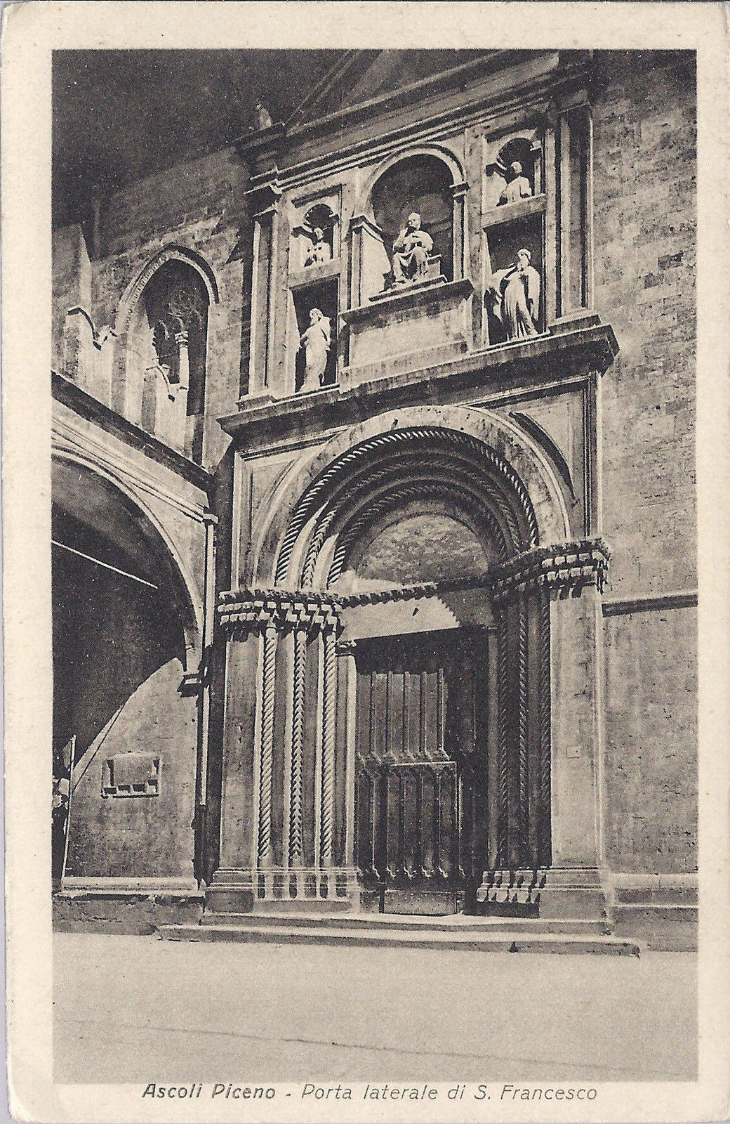 ASCOLI PICENO - PORTA LATERALE DI S. FRANCESCO - NV - FP