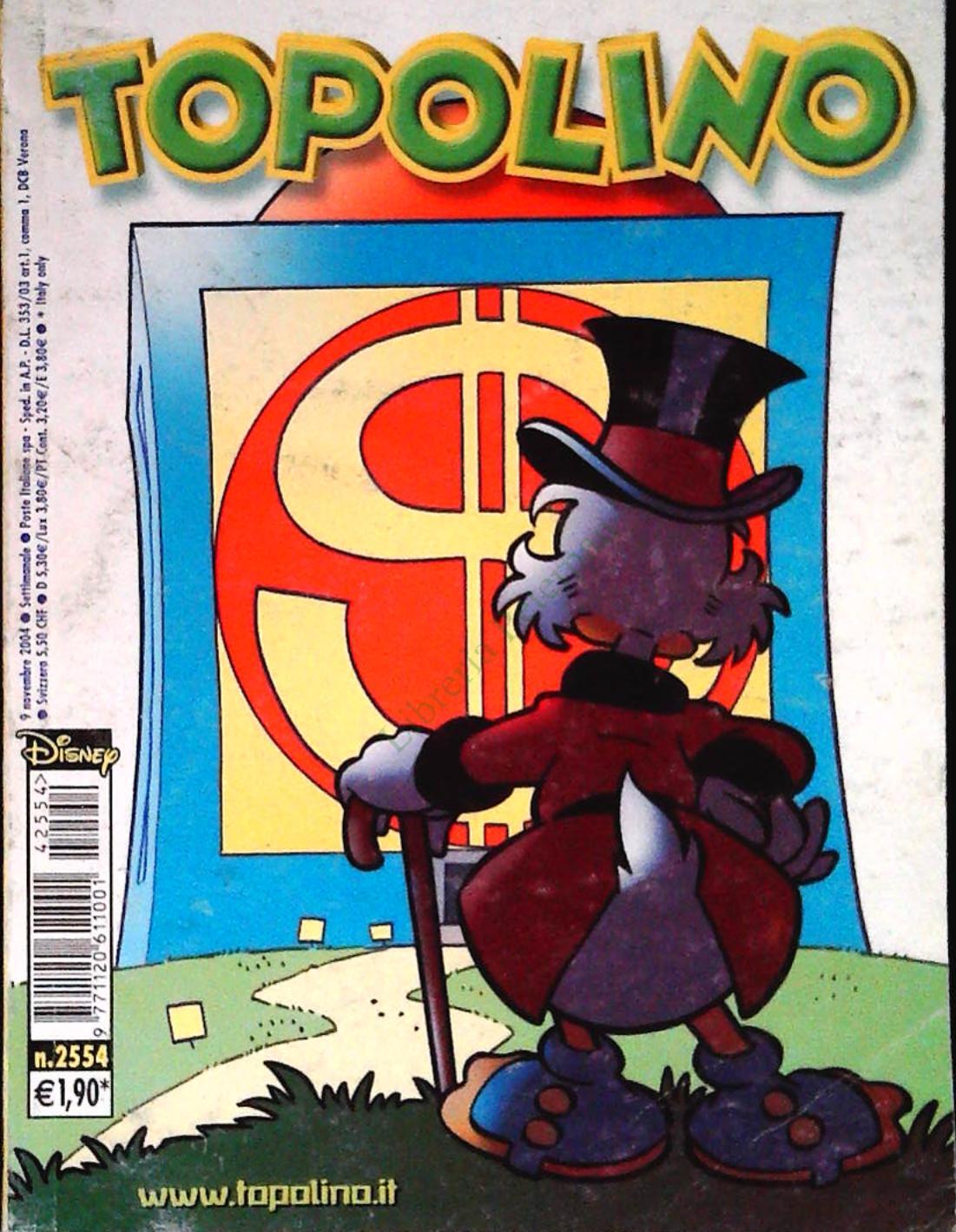 TOPOLINO N. 2554 - 9 NOVEMBRE 2004
