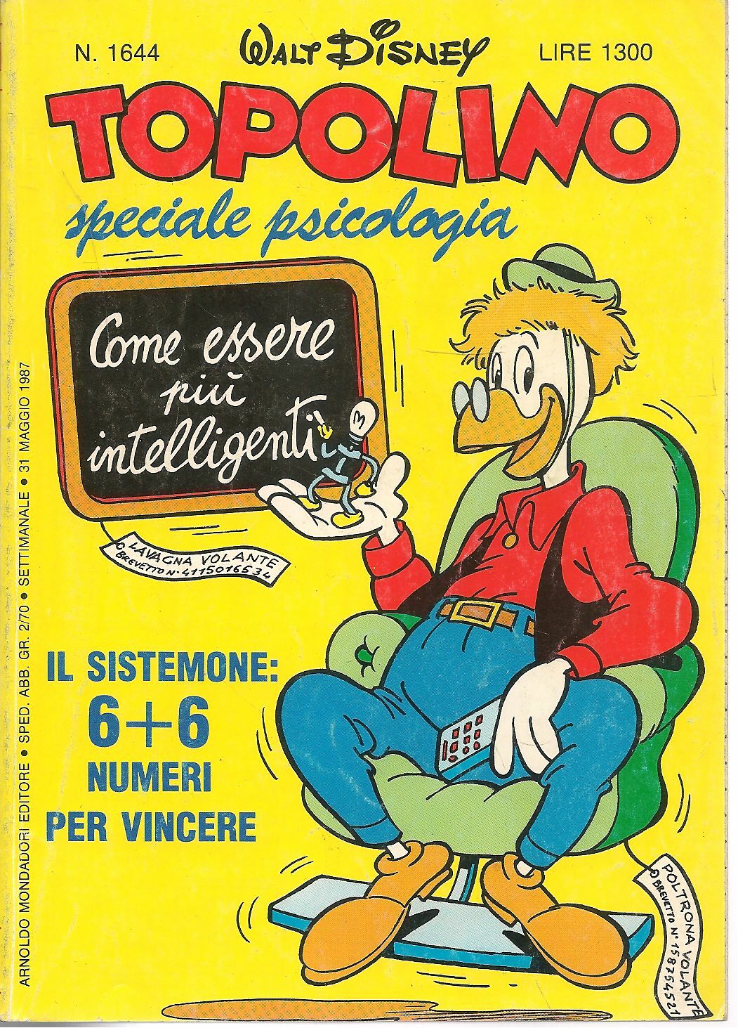 TOPOLINO N. 1644 - 31 MAGGIO 1987