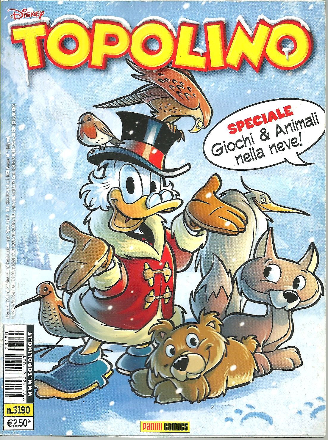 TOPOLINO N. 3190 - 11 GENNAIO 2017