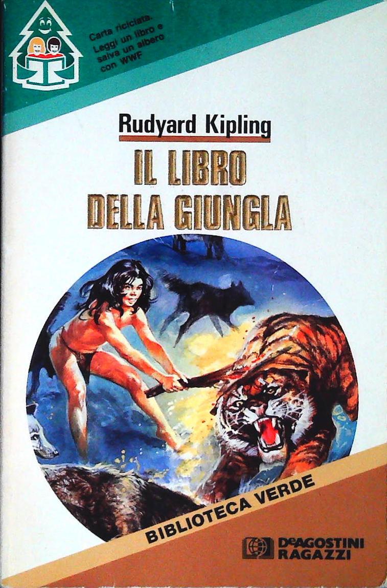 IL LIBRO DELLA GIUNGLA - RUDYARD KIPLING - DE AGOSTINI 1990 - OUTLET DEL LIBRO