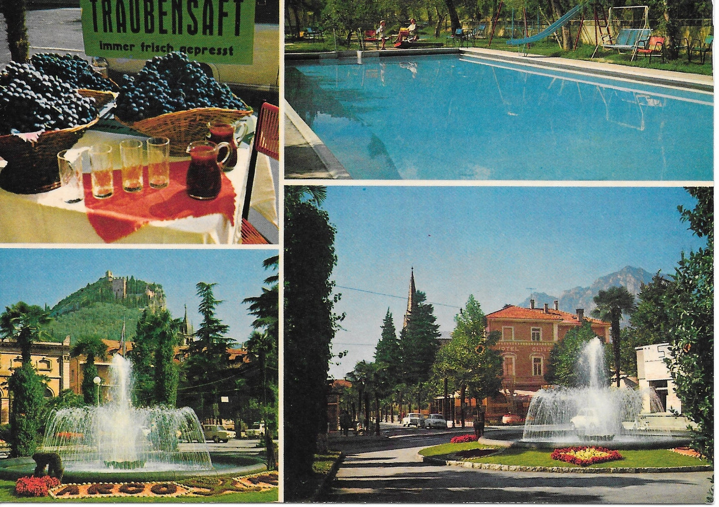 ARCO - ALBERGO PENSIONE OLIVO - 4 VEDUTE - NV