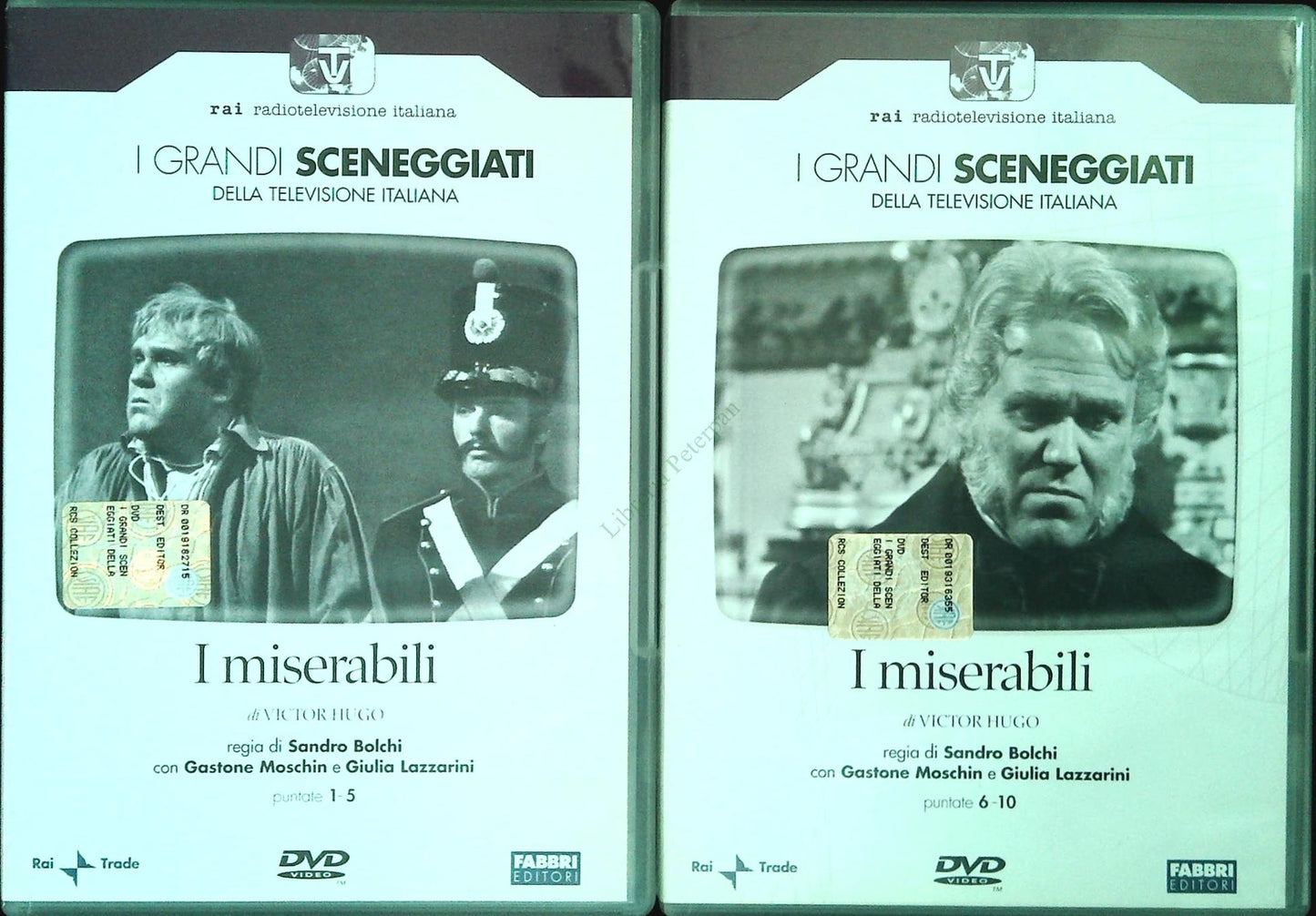 I MISERABILI. I GRANDI SCENEGGIATI DELLA TELEVISIONE ITALIANA - DVD 4 DISCHI