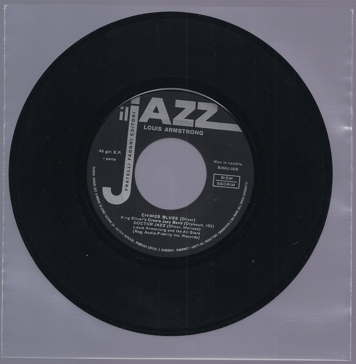 CHIMES BLUES - DOCTOR JAZZ = SOLITUDE == IL JAZZ n. 3 - LOUIS ARMSTRONG
