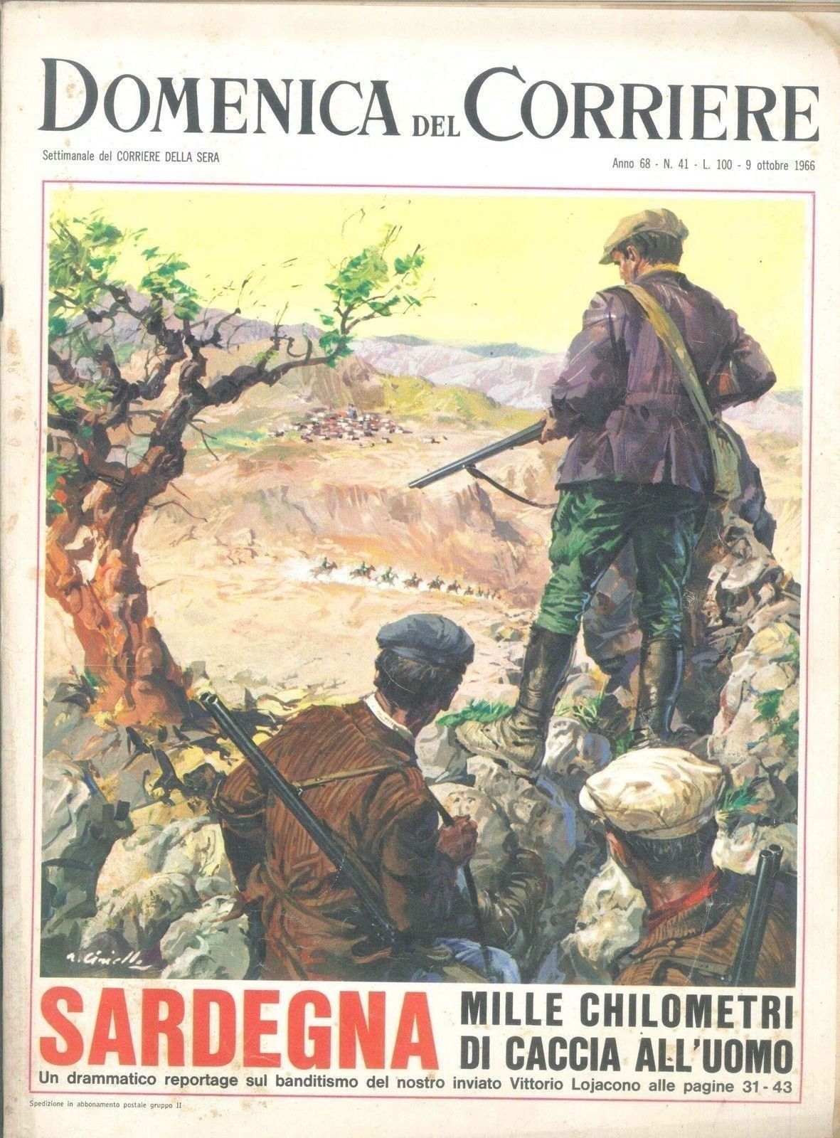 DOMENICA DEL CORRIERE N 41 - 9 OTTOBRE 1966