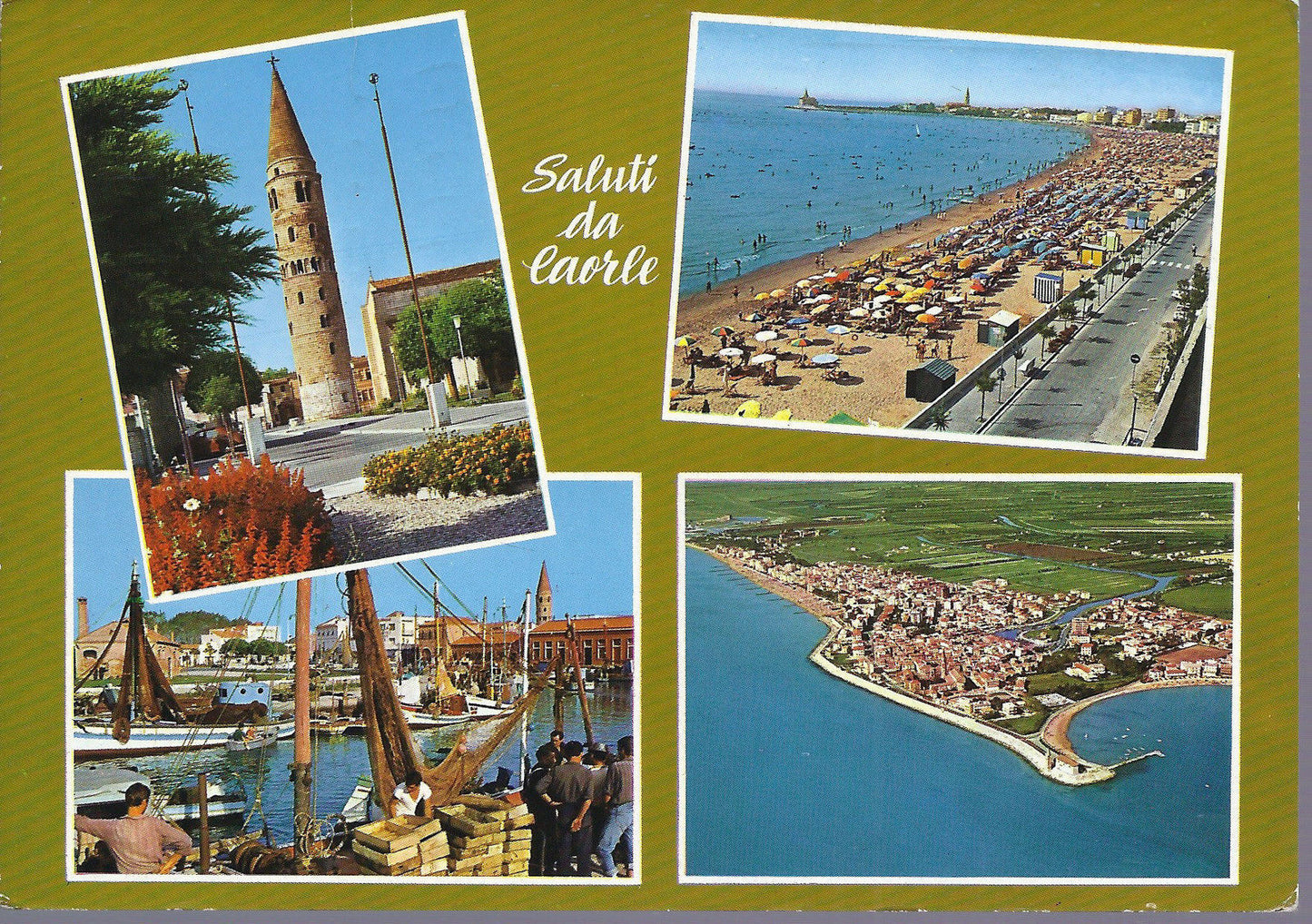 CAORLE - SALUTI da - 4 VEDUTE - VSD - FG