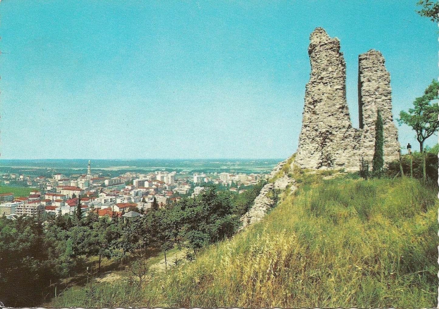 TORTONA - PANORAMA E RUDERI CASTELLO MEDIOEVALE - V