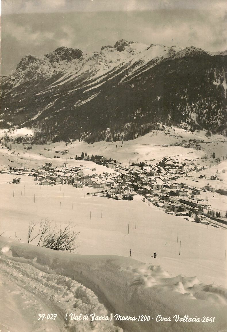 MOENA -VAL DI FASSA - CIMA VALLACCIA - V1963