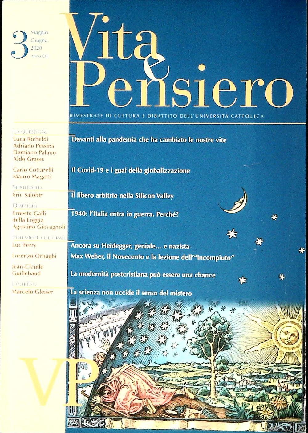 VITA E PENSIERO MAGGIO-GIUGNO 2020