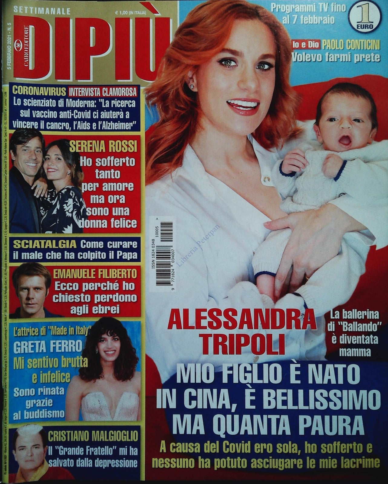 DI PIU' 5 FEBBRAIO 2021 - ALESSANDRA TRIPOLI - GRETA FERRO - SERENA ROSSI