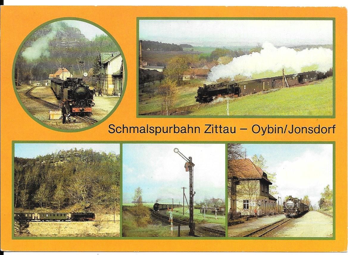 SCHMALSPURBAHN ZITTAU - OYBYN-JONSDORF - CINQUE VEDUTINE - NV