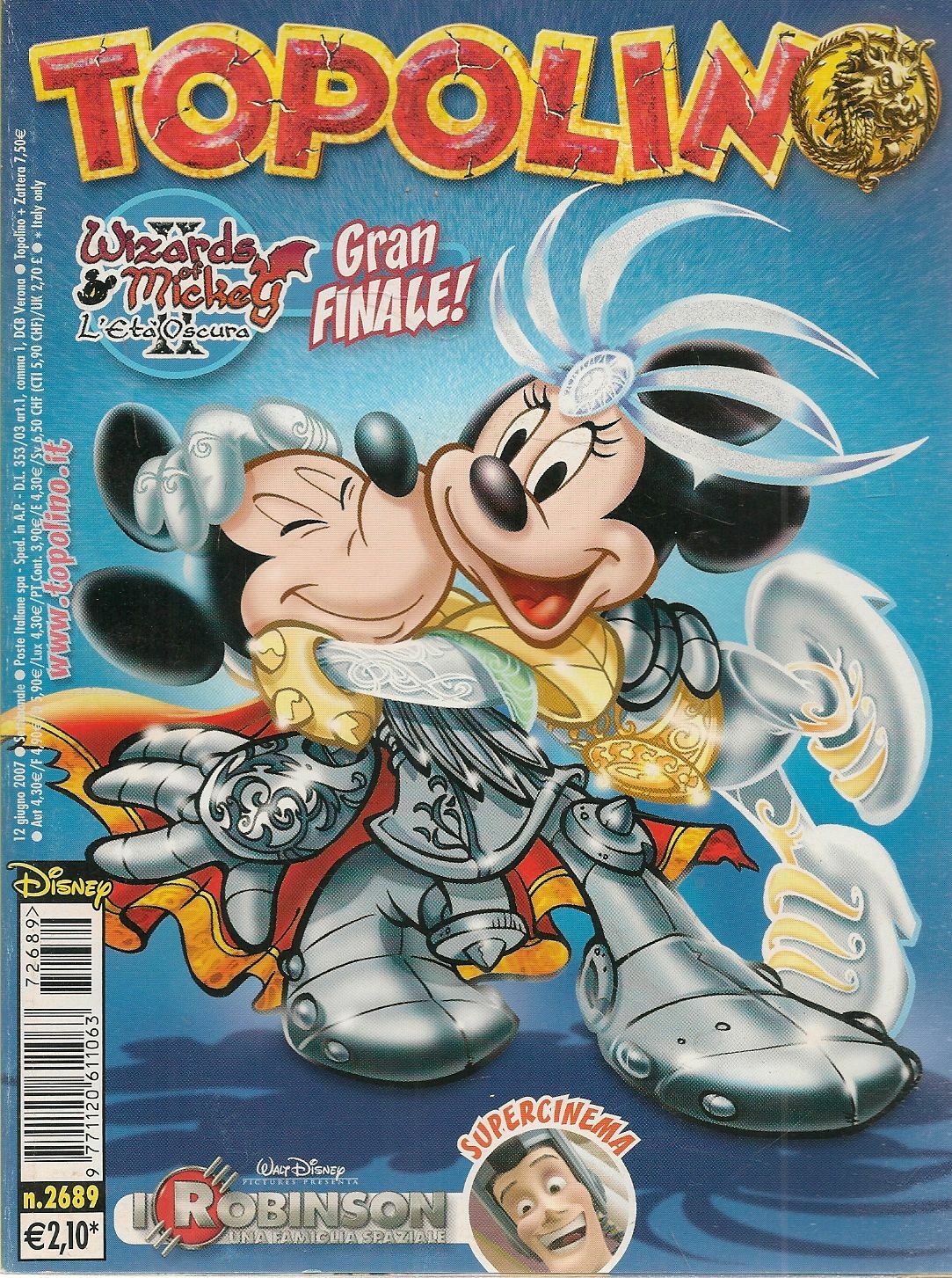 TOPOLINO N. 2689 - 12 GIUGNO 2007