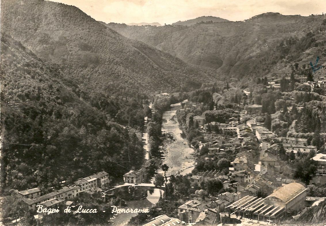 BAGNO DI LUCCA- PANORAMA -V1965