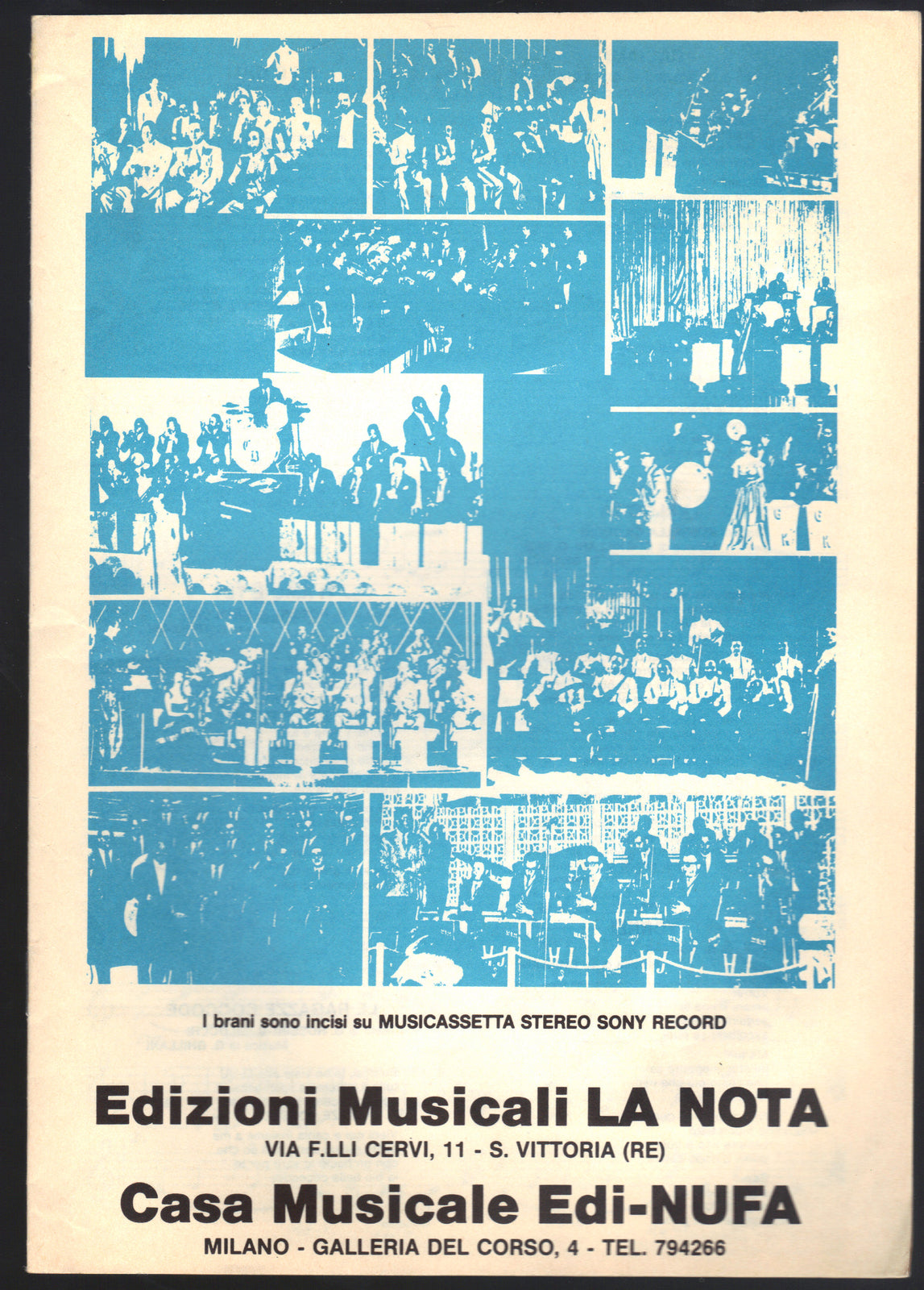 BACIAMI e altri 9 brani G. Ghillani, O. Bigi, D. Gilocchi -- SPARTITO