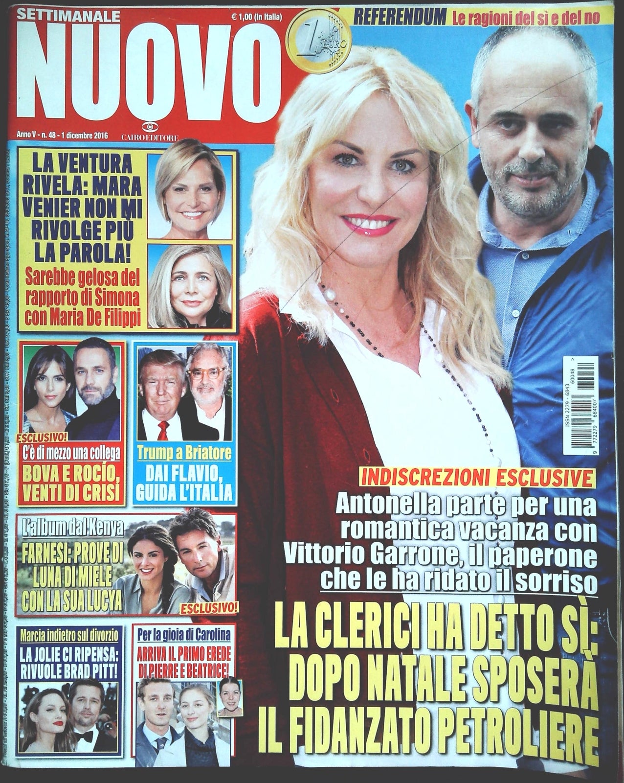 SETTIMANALE NUOVO 1 DICEMBRE 016 - CLERICI - VENTURA - FARNESI -