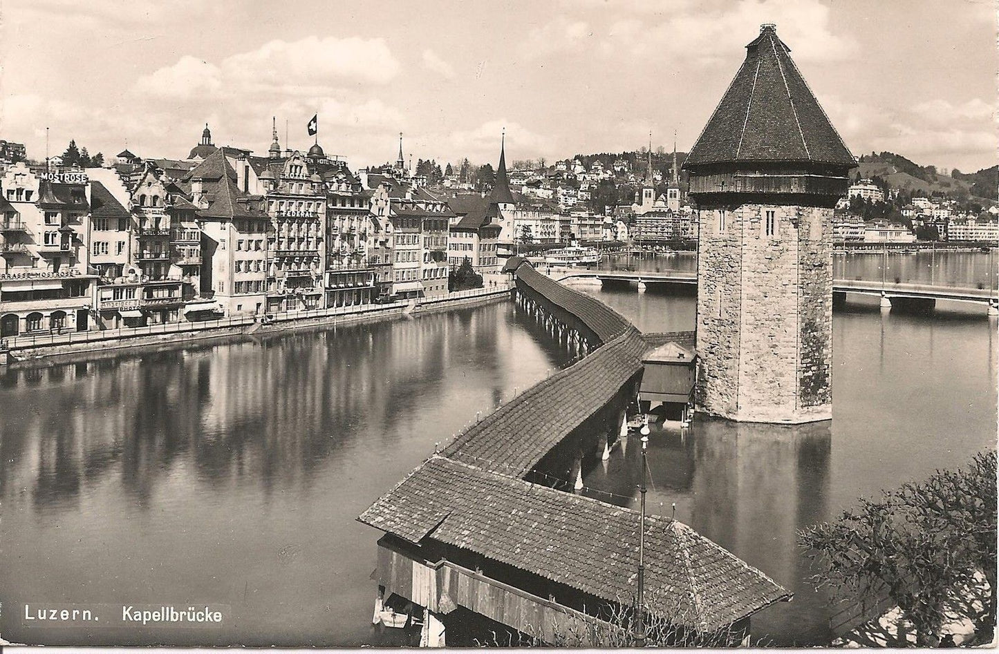 LUCERNA/LUZERN - KAPELLBRÜCKE - V/G