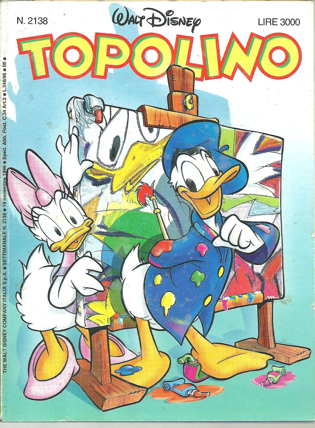 TOPOLINO N. 2138 - 19 NOVEMBRE1996