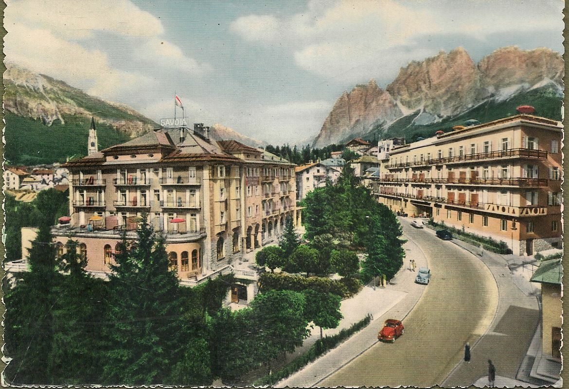 CORTINA D'AMPEZZO - GRAND HOTEL SAVOY - ACQUARELLATA - NV