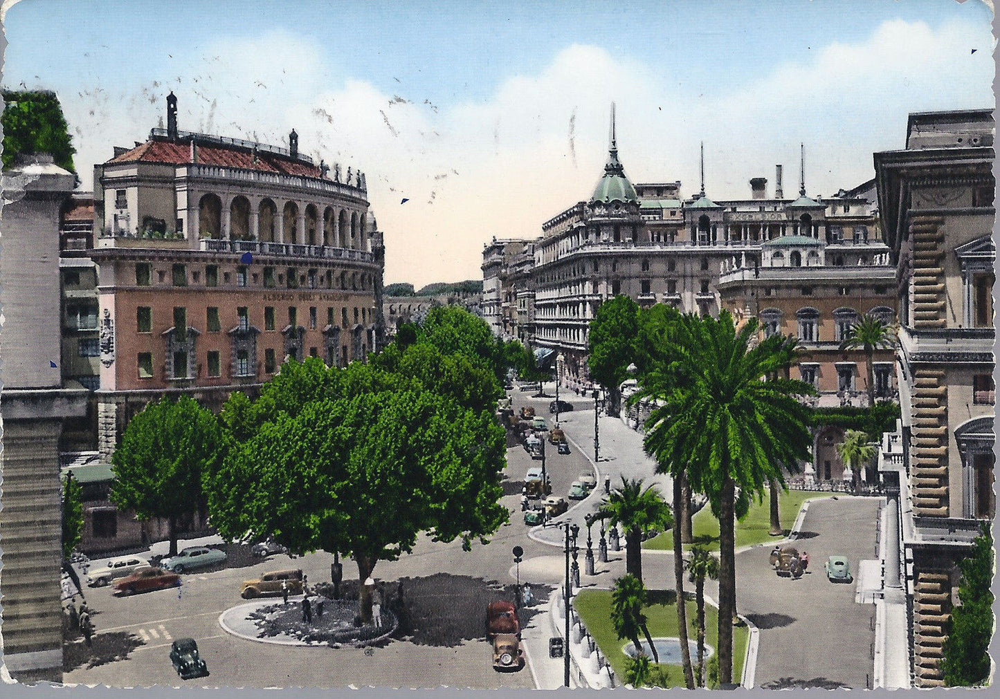 ROMA - VIA VENETO - V 1957 - FG - animata