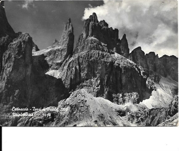 CATINACCIO - TORRI DI VAJOLET - PANORAMA - V1962
