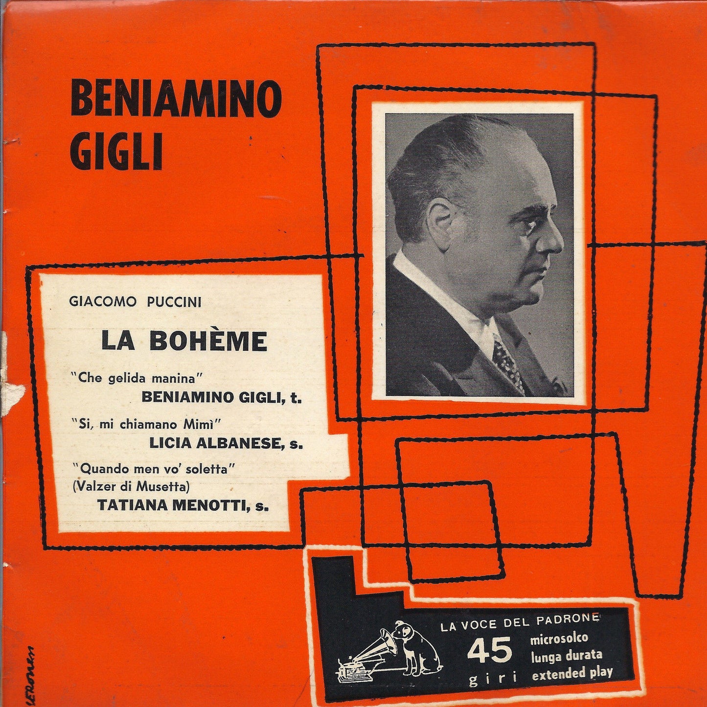 LA BOHEME -- CHE GELIDA MANINA # BENIAMINO GIGLI