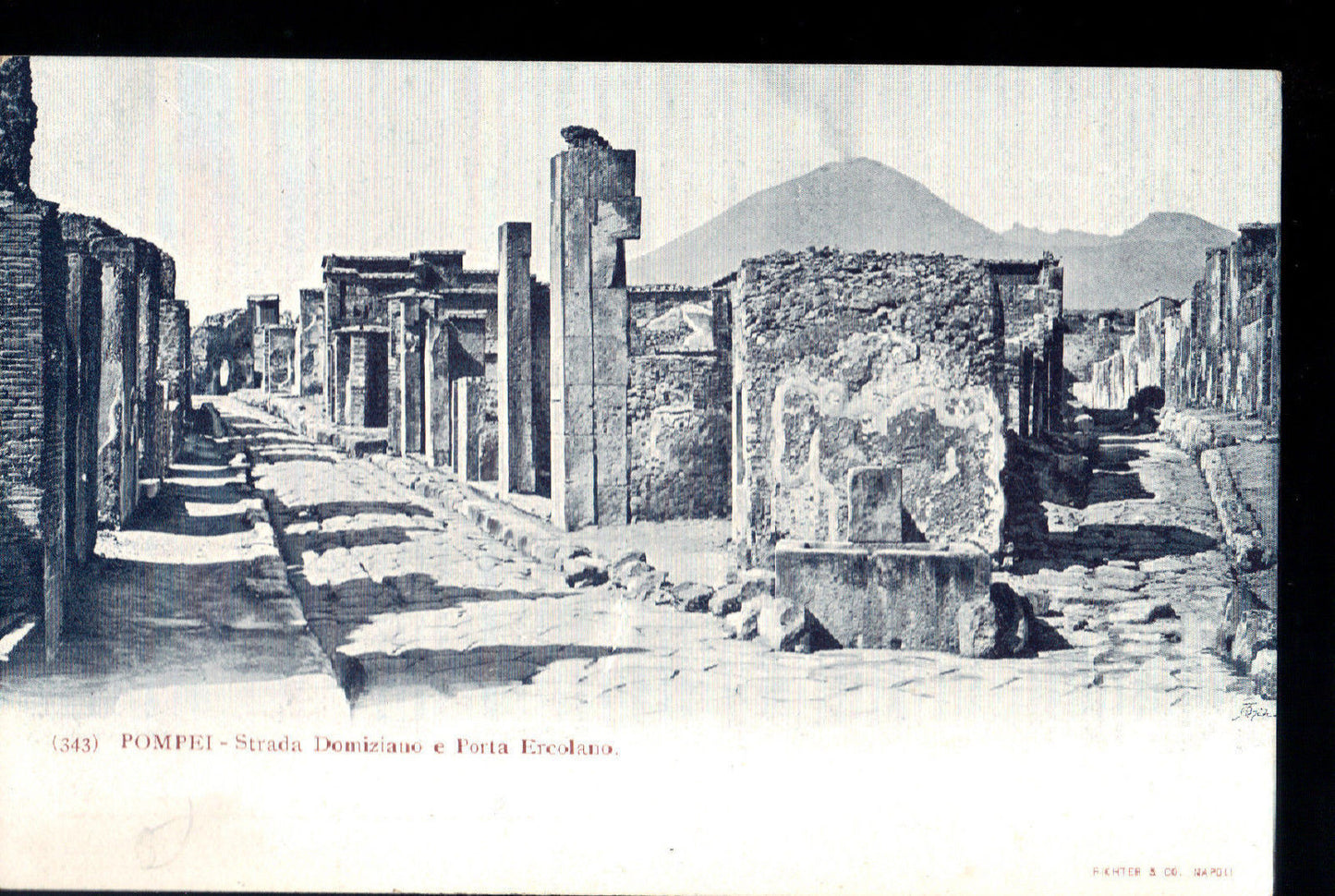 POMPEI - STRADA DOMIZIANO E PORTA ERCOLANO - NV