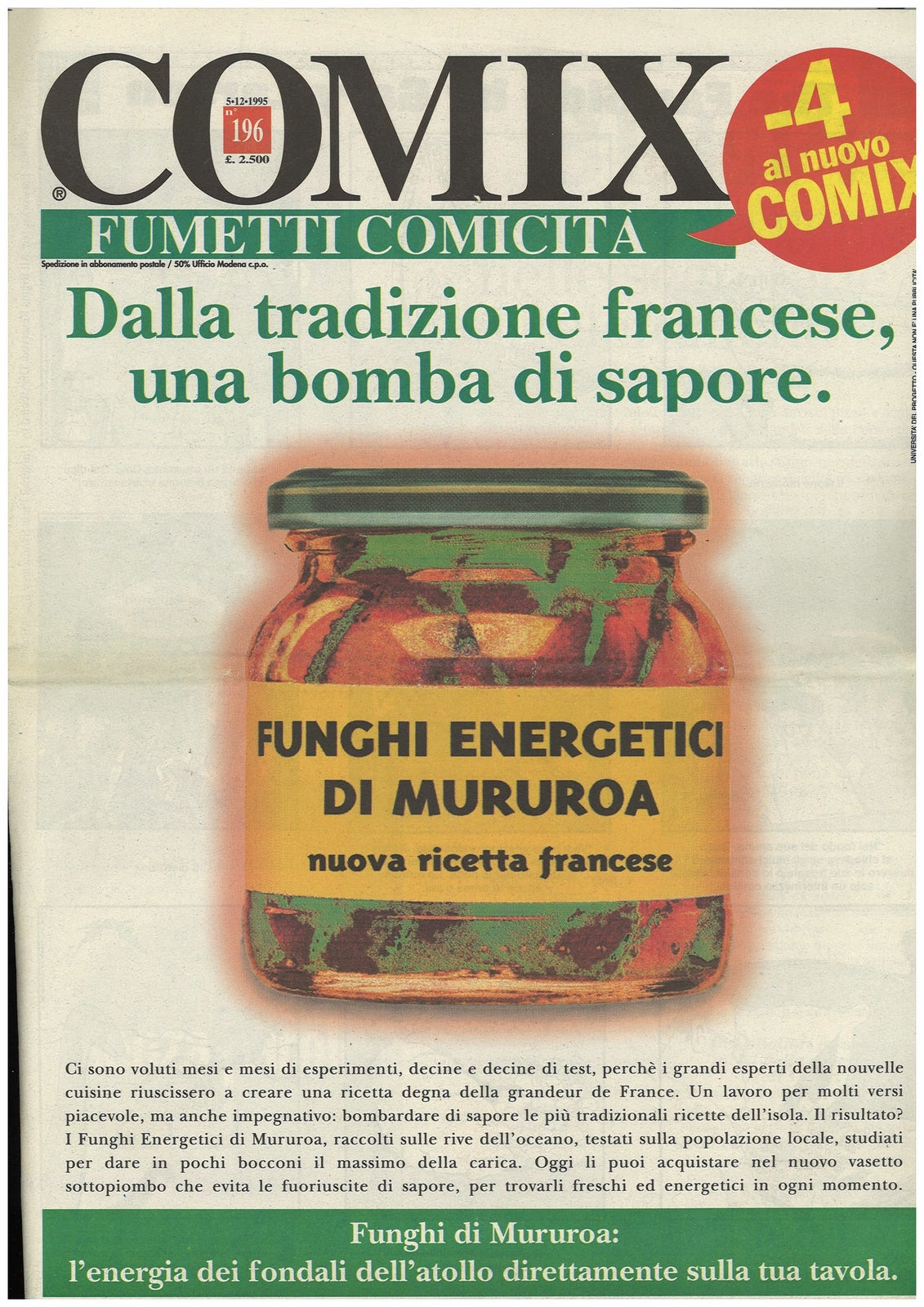 COMIX 5 DICEMBRE 1995