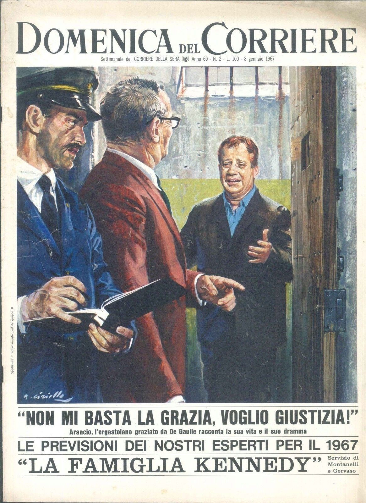 DOMENICA DEL CORRIERE N 2 - 8 GENNAIO 1967