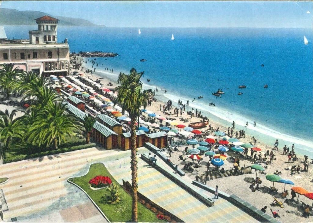 LOANO - SPIAGGIA - V1960 - ACQUARELLO