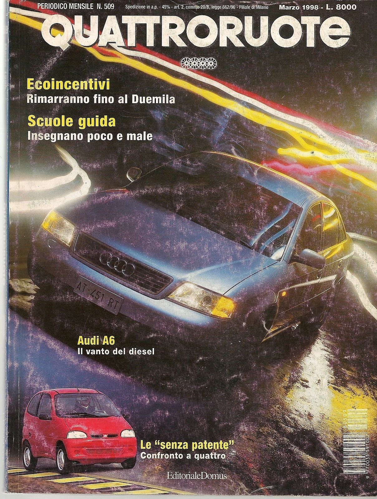 QUATTRORUOTE N 509 MARZO 1998 - AA.VV.