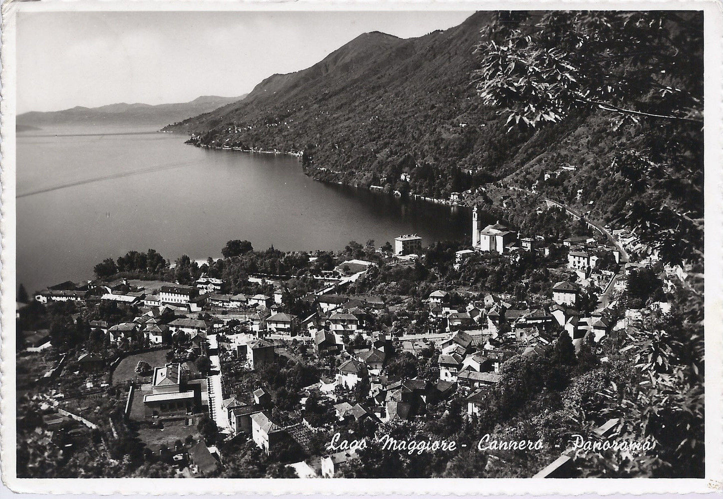 CANNERO - LAGO MAGGIORE - PANORAMA - V 1953