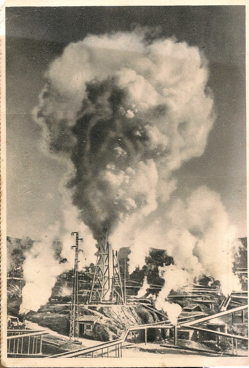 LARDARELLO - L'IMPONENTE GETTO DI VAPORE DEL SOFFIONISSIMO - NV