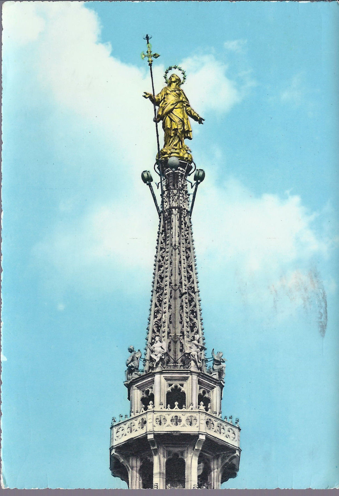 MILANO - IL DUOMO - LA MADONNINA - V1963