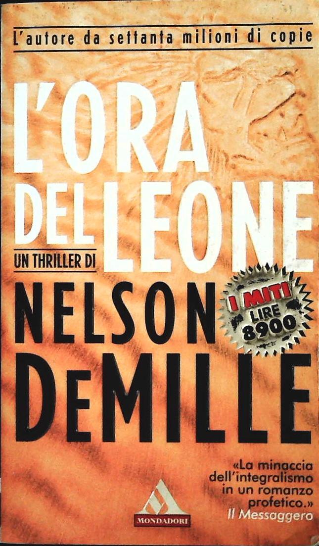L'ORA DEL LEONE- NESON DEMILLE - MONDADORI 2001 - OUTLET DEL LIBRO