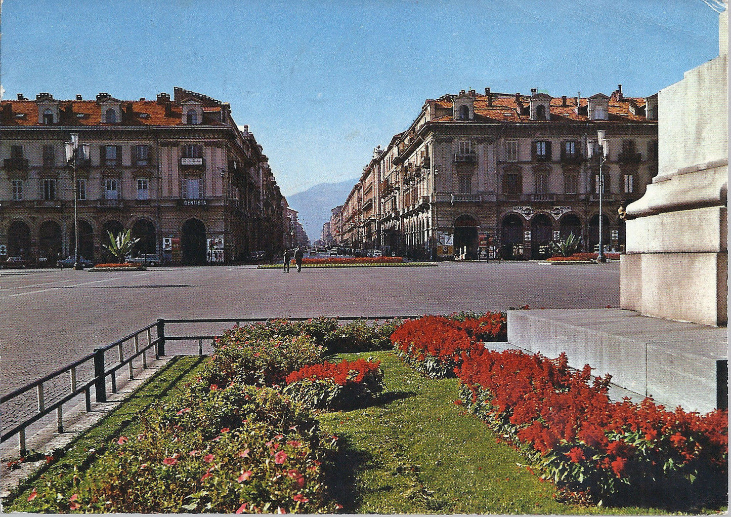 CUNEO - PIAZZA GALIMBERTI E VIA NIZZA - V 1969 - FG