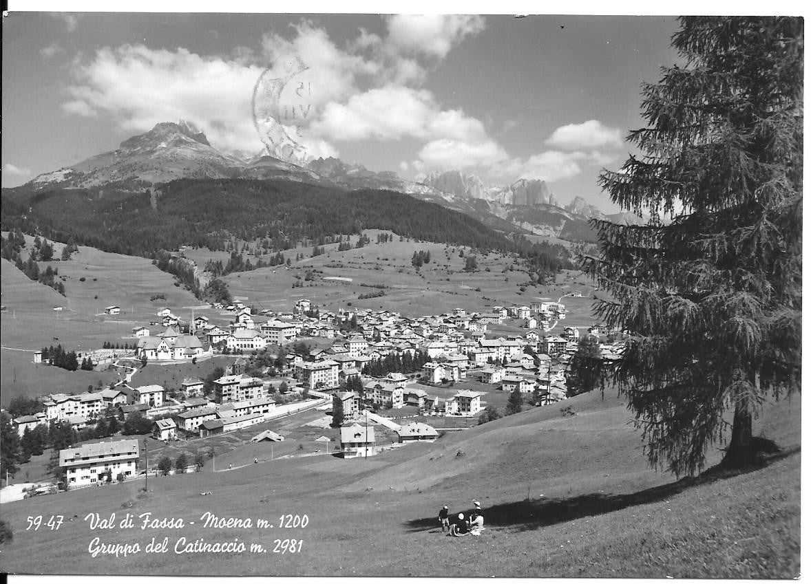 MOENA - VAL DI FASSA - PANORAMA - V1963 - FG