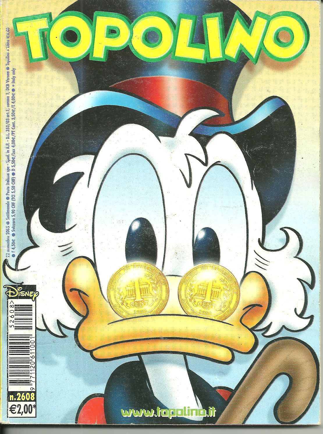 TOPOLINO N. 2608 - 22 NOVEMBRE 2005
