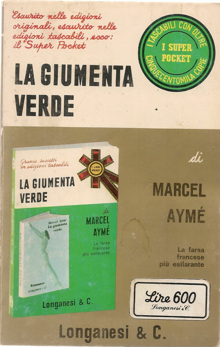 LA GIUMENTA VERDE - MARCEL AYME