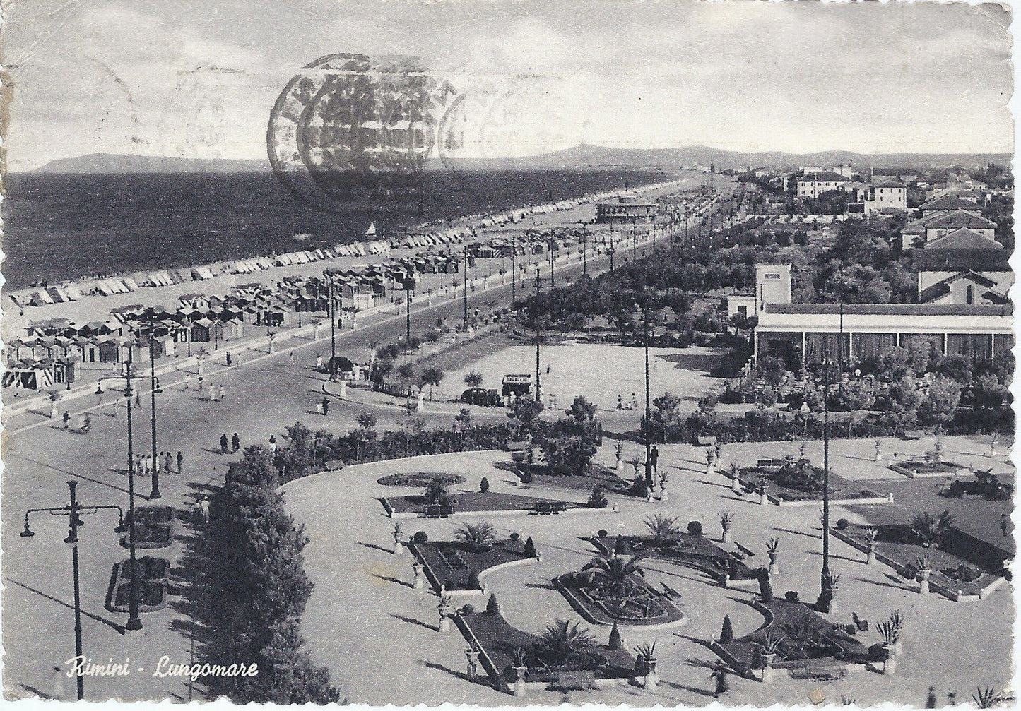 RIMINI - LUNGOMARE - V 1954 - FG - finitura opaca
