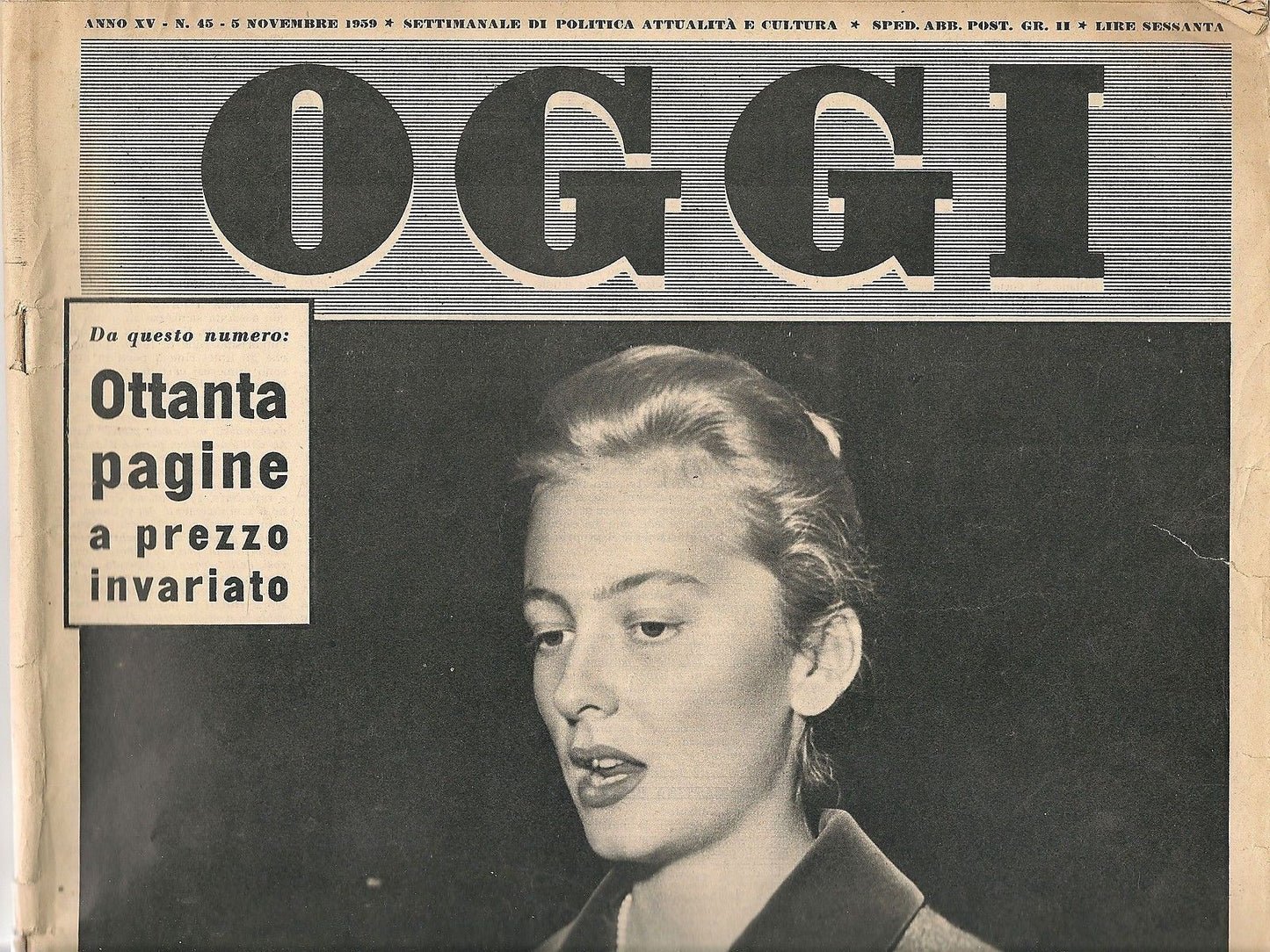 OGGI N 45 - 5 NOVEMBRE 1959